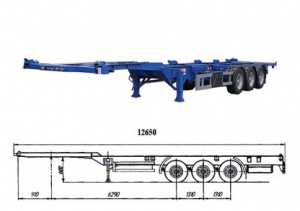 СЗАП-99051 - полуприцеп-контейнеровоз